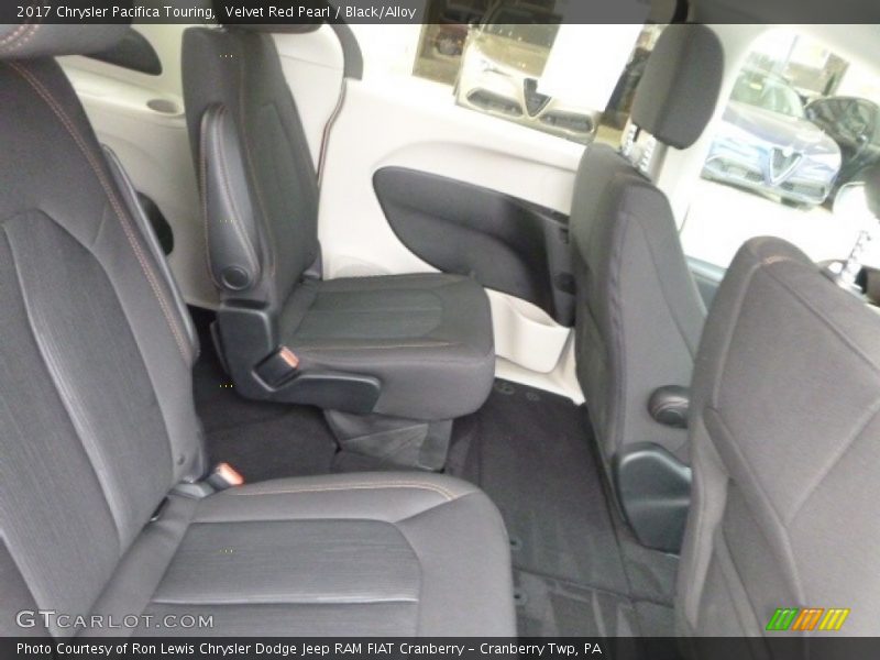 Velvet Red Pearl / Black/Alloy 2017 Chrysler Pacifica Touring
