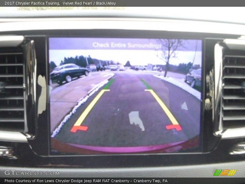Velvet Red Pearl / Black/Alloy 2017 Chrysler Pacifica Touring