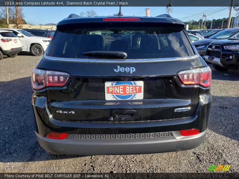 Diamond Black Crystal Pearl / Black 2019 Jeep Compass Latitude 4x4