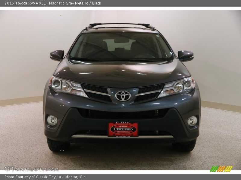Magnetic Gray Metallic / Black 2015 Toyota RAV4 XLE