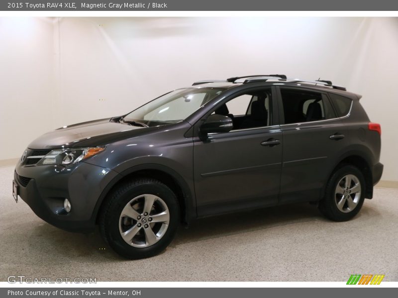 Magnetic Gray Metallic / Black 2015 Toyota RAV4 XLE