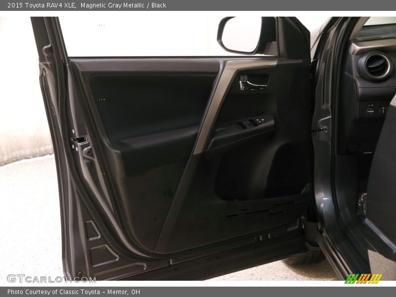 Magnetic Gray Metallic / Black 2015 Toyota RAV4 XLE