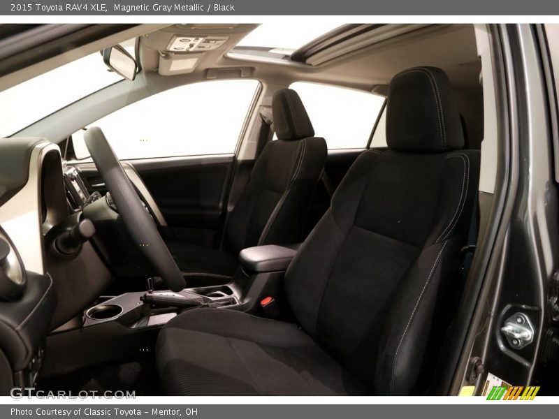 Magnetic Gray Metallic / Black 2015 Toyota RAV4 XLE