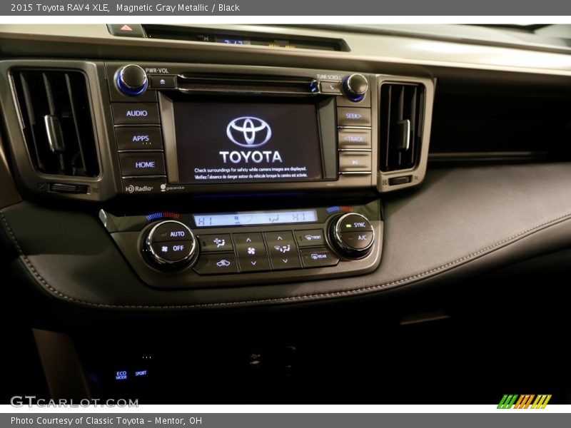 Magnetic Gray Metallic / Black 2015 Toyota RAV4 XLE