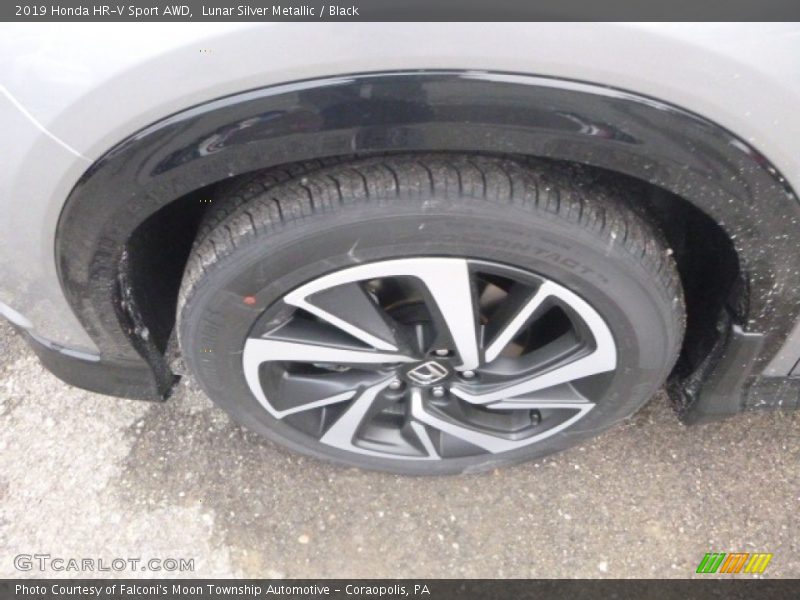 Lunar Silver Metallic / Black 2019 Honda HR-V Sport AWD