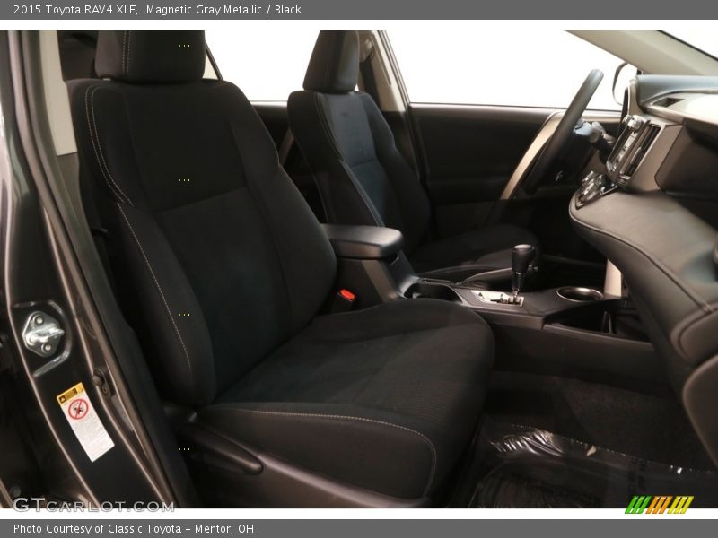 Magnetic Gray Metallic / Black 2015 Toyota RAV4 XLE