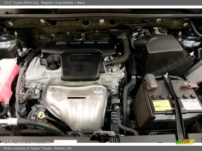 Magnetic Gray Metallic / Black 2015 Toyota RAV4 XLE