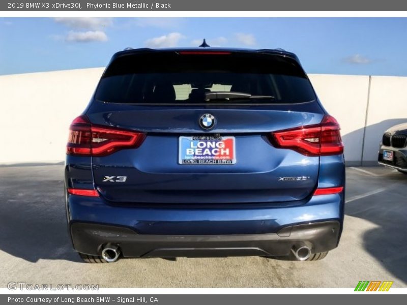 Phytonic Blue Metallic / Black 2019 BMW X3 xDrive30i