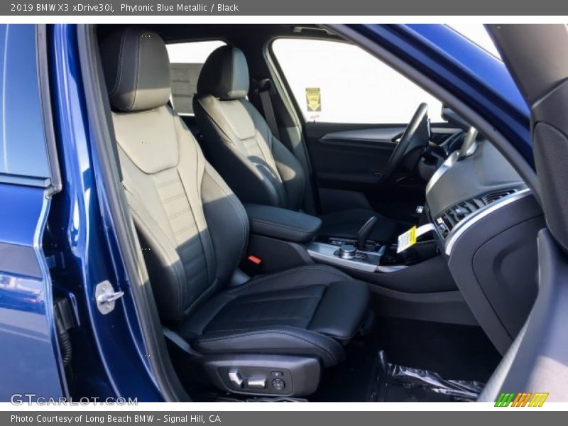 Phytonic Blue Metallic / Black 2019 BMW X3 xDrive30i