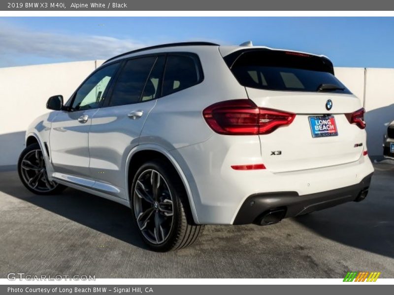 Alpine White / Black 2019 BMW X3 M40i