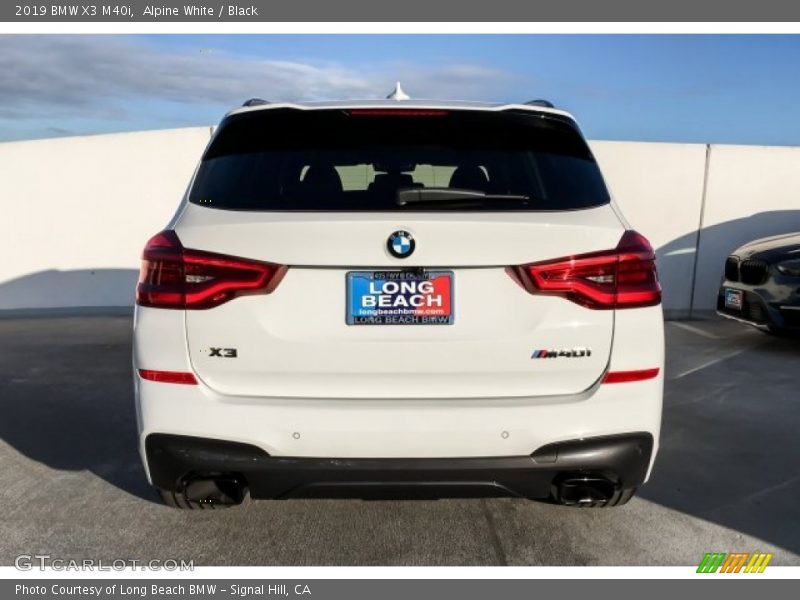 Alpine White / Black 2019 BMW X3 M40i