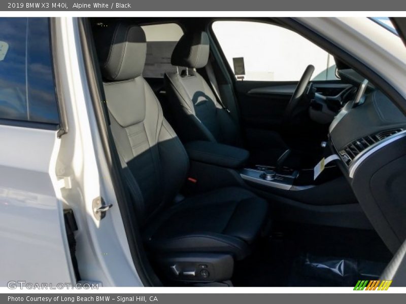 Alpine White / Black 2019 BMW X3 M40i
