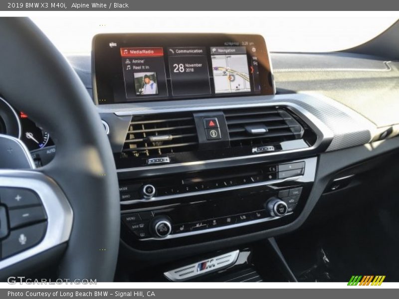 Alpine White / Black 2019 BMW X3 M40i