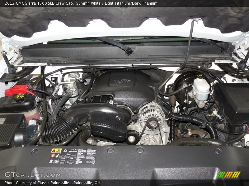 Summit White / Light Titanium/Dark Titanium 2013 GMC Sierra 1500 SLE Crew Cab