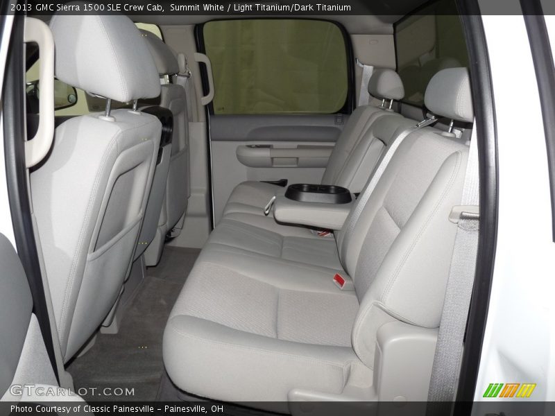 Summit White / Light Titanium/Dark Titanium 2013 GMC Sierra 1500 SLE Crew Cab