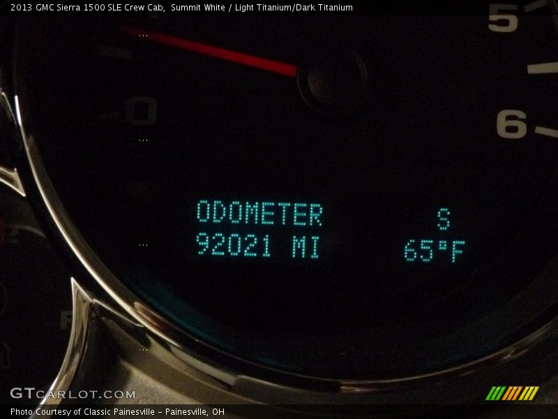 Summit White / Light Titanium/Dark Titanium 2013 GMC Sierra 1500 SLE Crew Cab