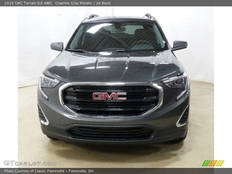Graphite Gray Metallic / Jet Black 2019 GMC Terrain SLE AWD