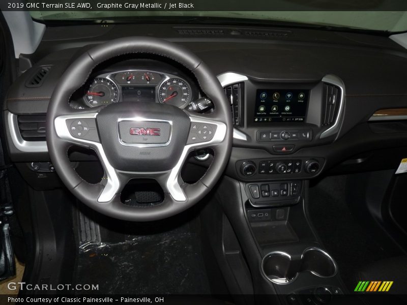 Graphite Gray Metallic / Jet Black 2019 GMC Terrain SLE AWD
