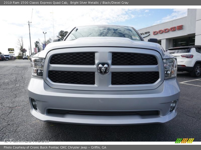 Bright Silver Metallic / Black/Diesel Gray 2019 Ram 1500 Classic Express Quad Cab