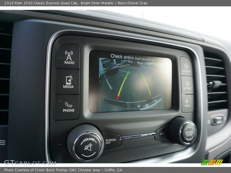 Bright Silver Metallic / Black/Diesel Gray 2019 Ram 1500 Classic Express Quad Cab