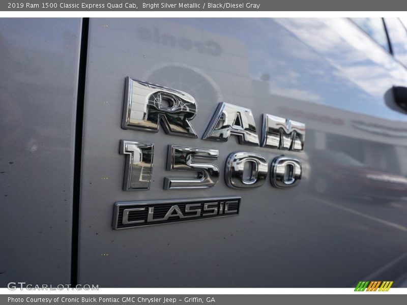 Bright Silver Metallic / Black/Diesel Gray 2019 Ram 1500 Classic Express Quad Cab