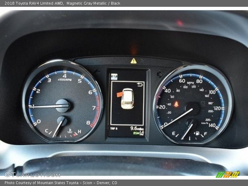 Magnetic Gray Metallic / Black 2018 Toyota RAV4 Limited AWD