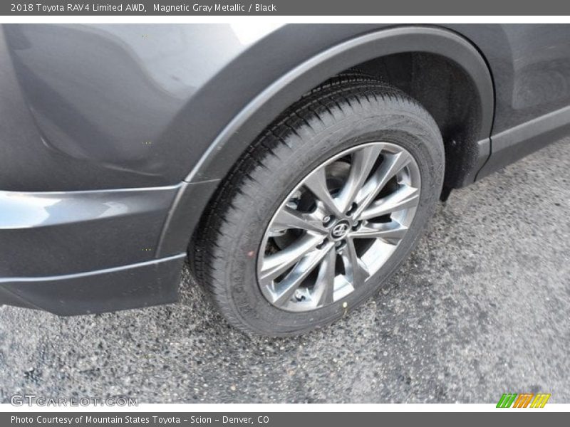Magnetic Gray Metallic / Black 2018 Toyota RAV4 Limited AWD