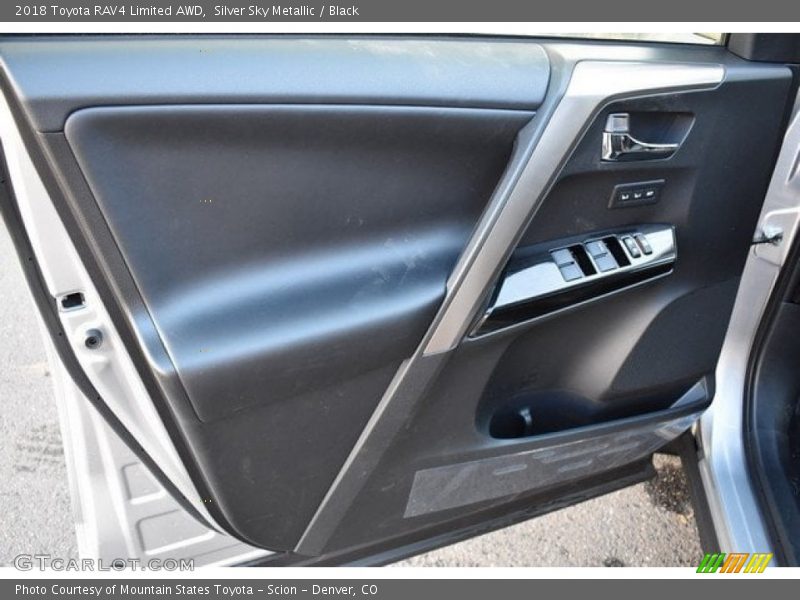 Silver Sky Metallic / Black 2018 Toyota RAV4 Limited AWD