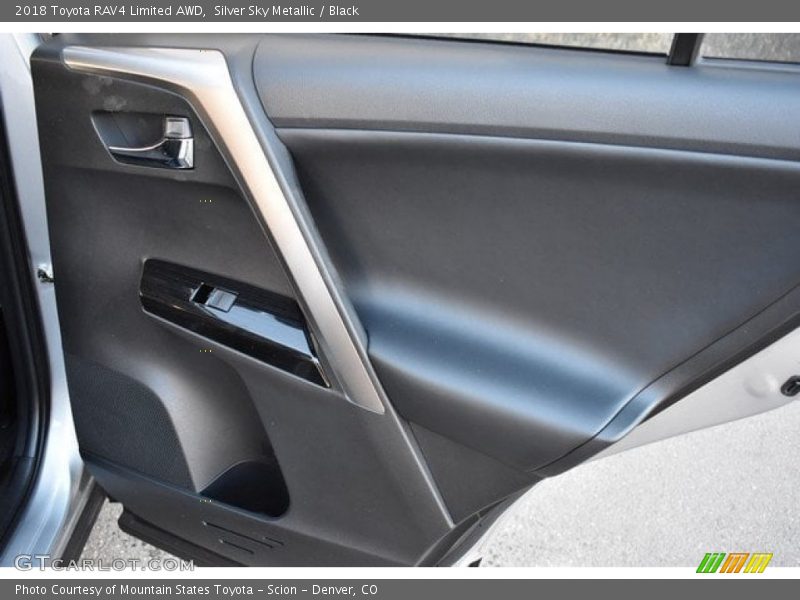 Silver Sky Metallic / Black 2018 Toyota RAV4 Limited AWD