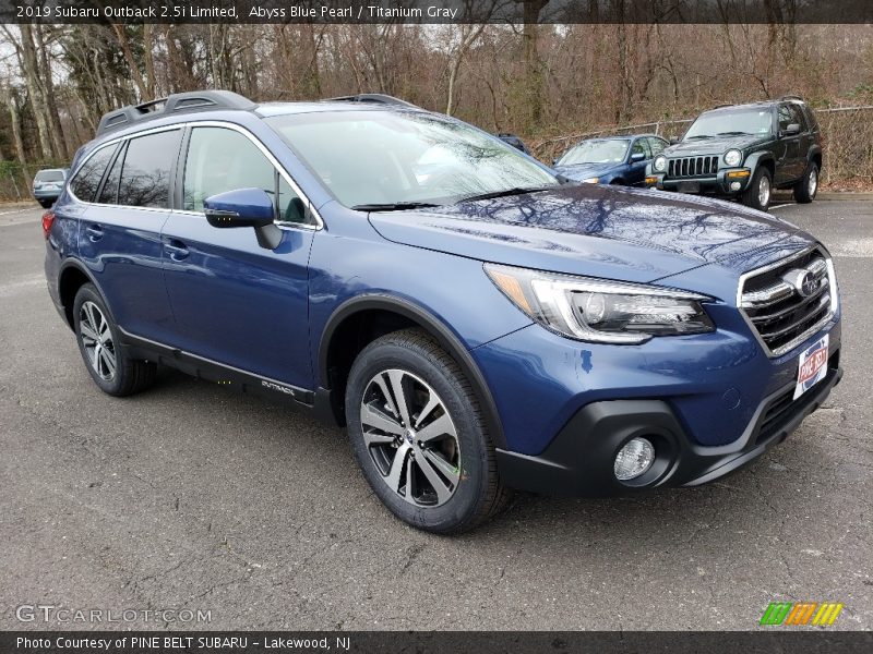 Abyss Blue Pearl / Titanium Gray 2019 Subaru Outback 2.5i Limited