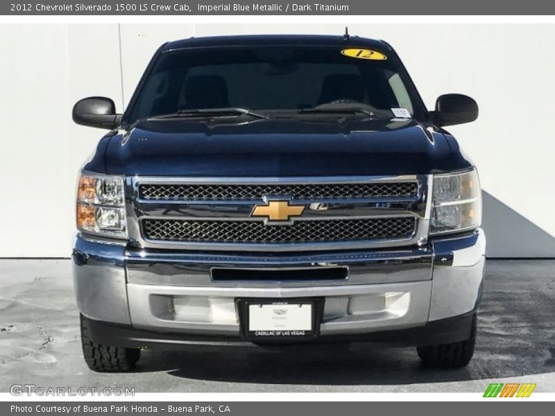 Imperial Blue Metallic / Dark Titanium 2012 Chevrolet Silverado 1500 LS Crew Cab