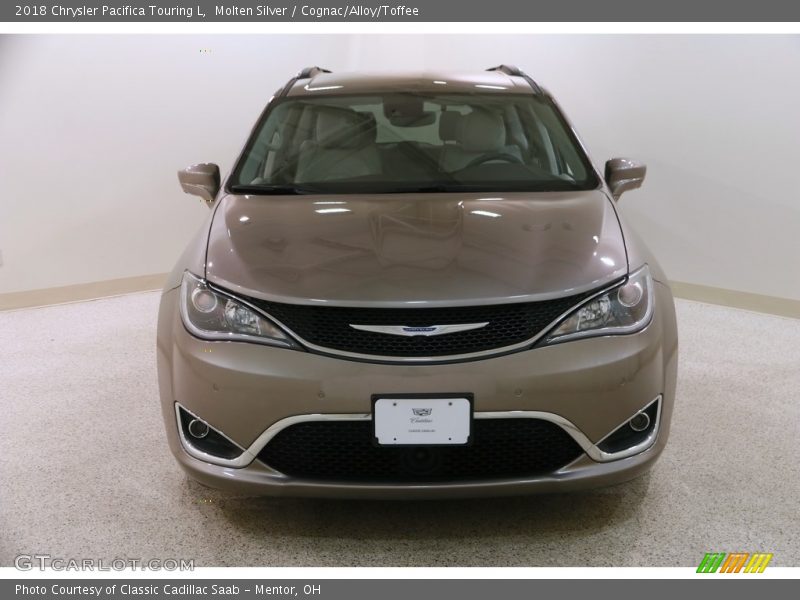 Molten Silver / Cognac/Alloy/Toffee 2018 Chrysler Pacifica Touring L