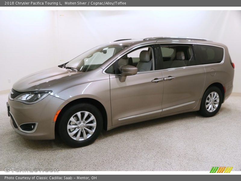 Molten Silver / Cognac/Alloy/Toffee 2018 Chrysler Pacifica Touring L
