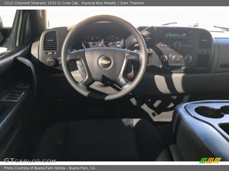 Imperial Blue Metallic / Dark Titanium 2012 Chevrolet Silverado 1500 LS Crew Cab