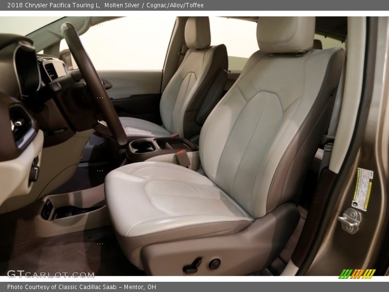 Molten Silver / Cognac/Alloy/Toffee 2018 Chrysler Pacifica Touring L