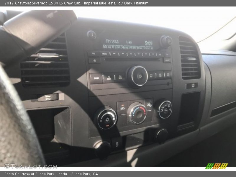 Imperial Blue Metallic / Dark Titanium 2012 Chevrolet Silverado 1500 LS Crew Cab