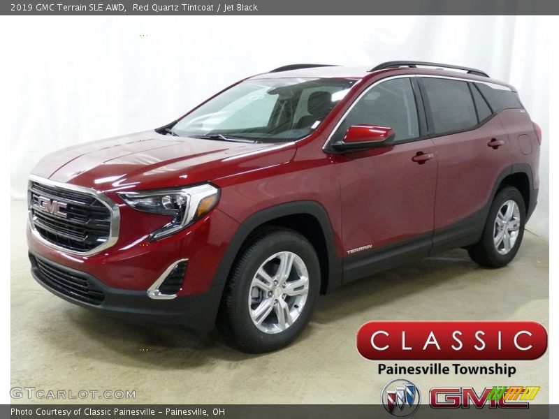 Red Quartz Tintcoat / Jet Black 2019 GMC Terrain SLE AWD