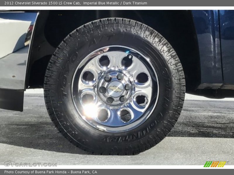 Imperial Blue Metallic / Dark Titanium 2012 Chevrolet Silverado 1500 LS Crew Cab