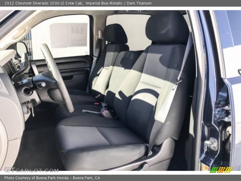 Imperial Blue Metallic / Dark Titanium 2012 Chevrolet Silverado 1500 LS Crew Cab
