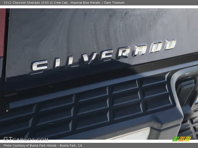 Imperial Blue Metallic / Dark Titanium 2012 Chevrolet Silverado 1500 LS Crew Cab