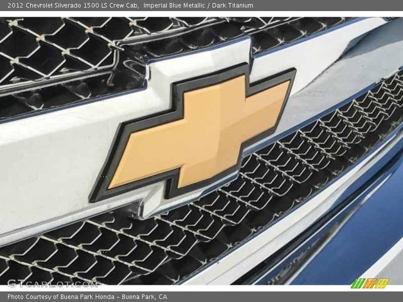 Imperial Blue Metallic / Dark Titanium 2012 Chevrolet Silverado 1500 LS Crew Cab