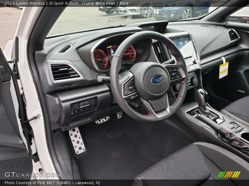 Crystal White Pearl / Black 2019 Subaru Impreza 2.0i Sport 4-Door