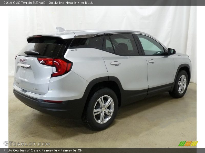 Quicksilver Metallic / Jet Black 2019 GMC Terrain SLE AWD