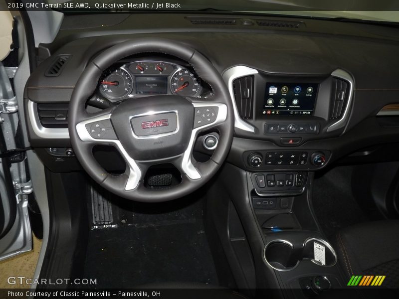 Quicksilver Metallic / Jet Black 2019 GMC Terrain SLE AWD