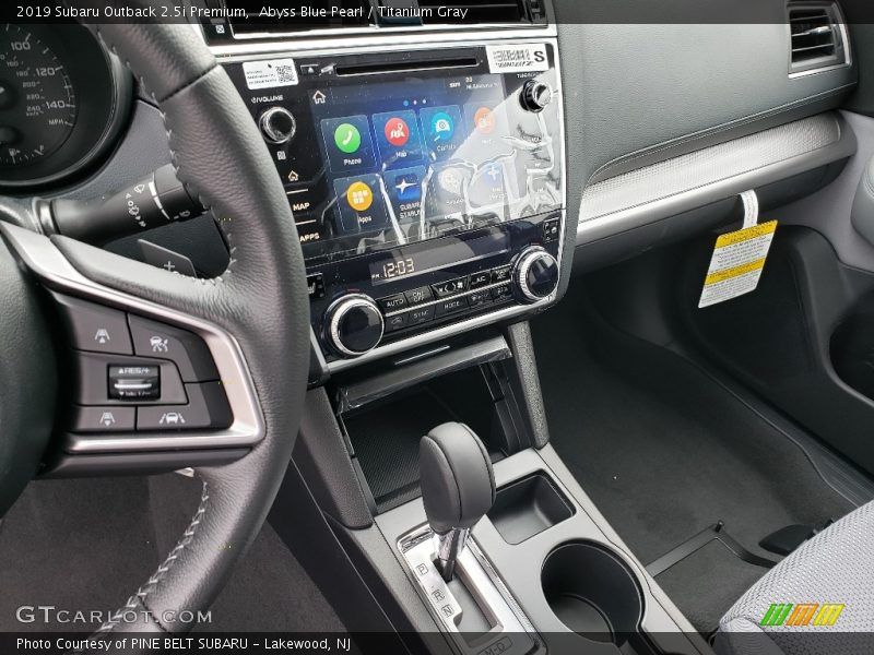 Abyss Blue Pearl / Titanium Gray 2019 Subaru Outback 2.5i Premium