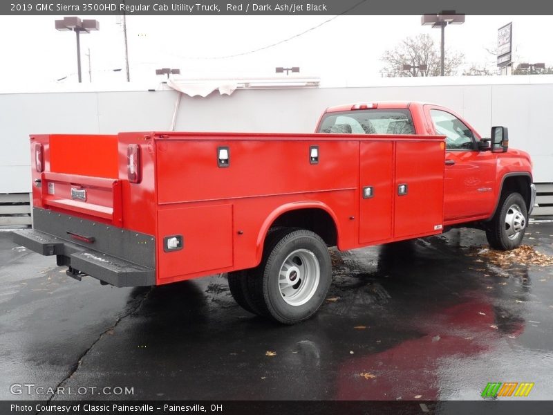 Red / Dark Ash/Jet Black 2019 GMC Sierra 3500HD Regular Cab Utility Truck