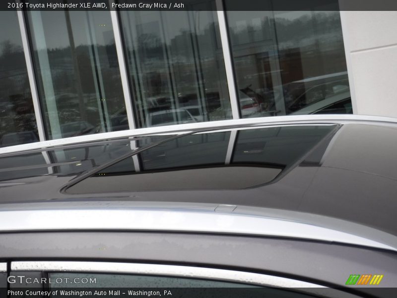 Predawn Gray Mica / Ash 2016 Toyota Highlander XLE AWD