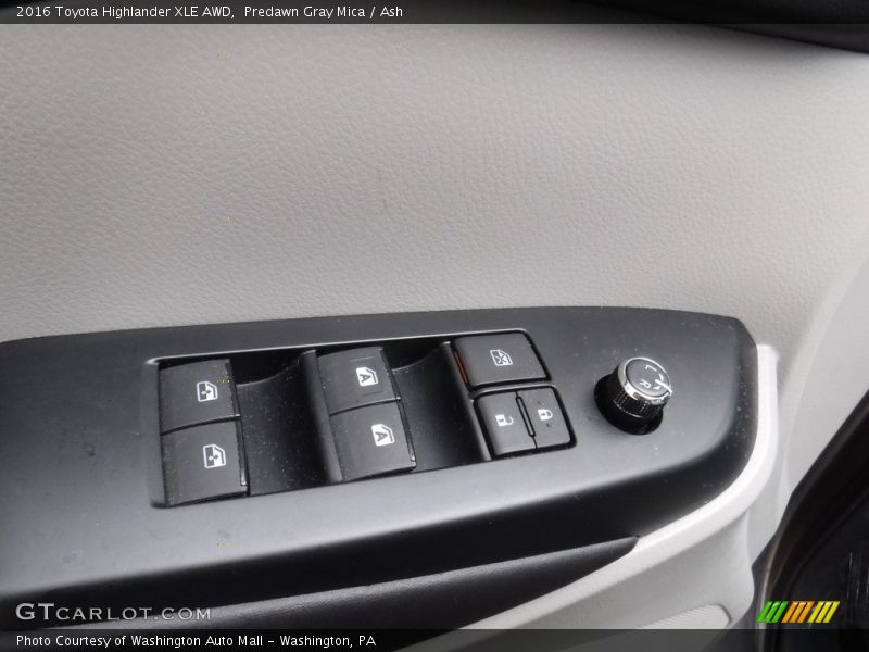 Predawn Gray Mica / Ash 2016 Toyota Highlander XLE AWD