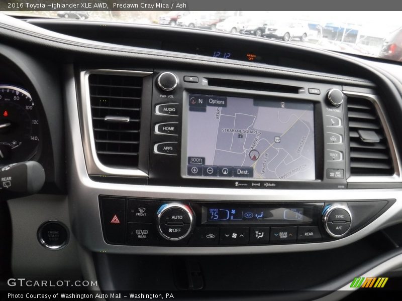 Predawn Gray Mica / Ash 2016 Toyota Highlander XLE AWD