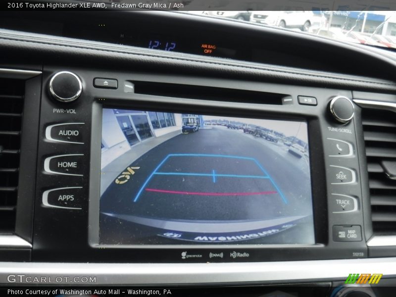 Predawn Gray Mica / Ash 2016 Toyota Highlander XLE AWD